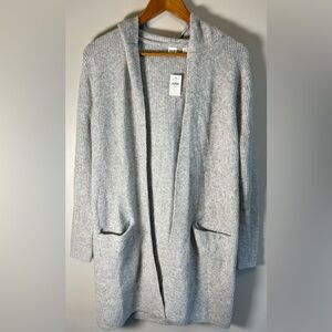 Gap Cardigan Sweater Womens Size S Easy Open Front Long Sleeve Wool Knit NWT